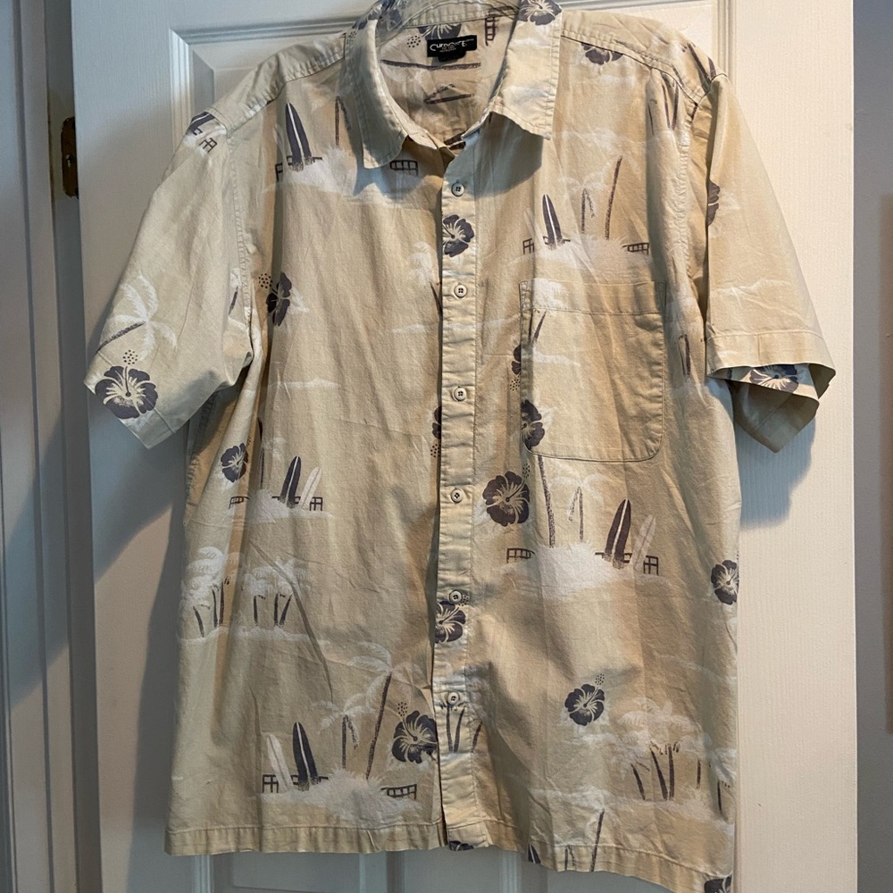 100 percent cotton Hawaiian shirt